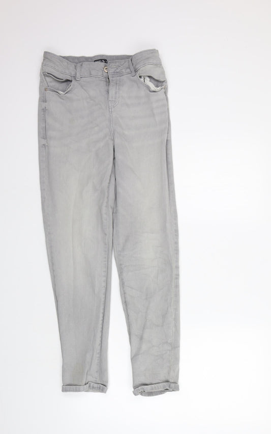 TU Womens Grey   Straight Jeans Size 10 L28 in - washable mark