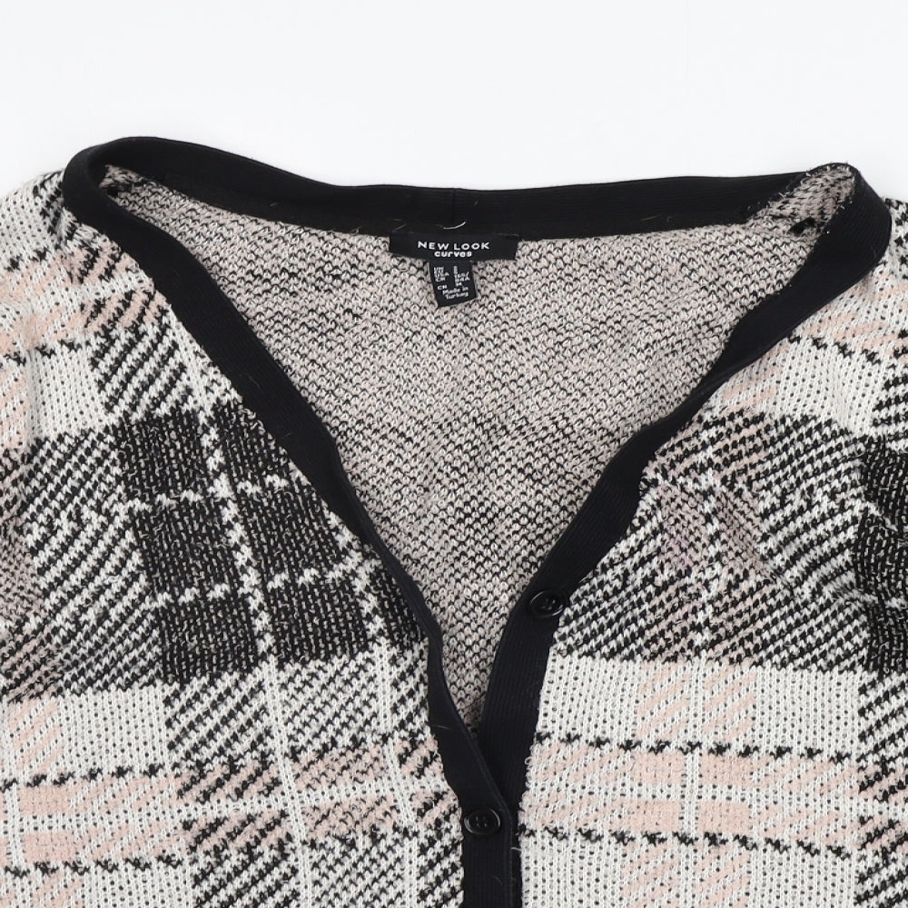 Womens UK Size S New Look Beige Cardigan Jumper