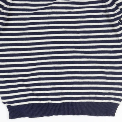 Womens UK Size 8 Divided Blue Pullover Jumper