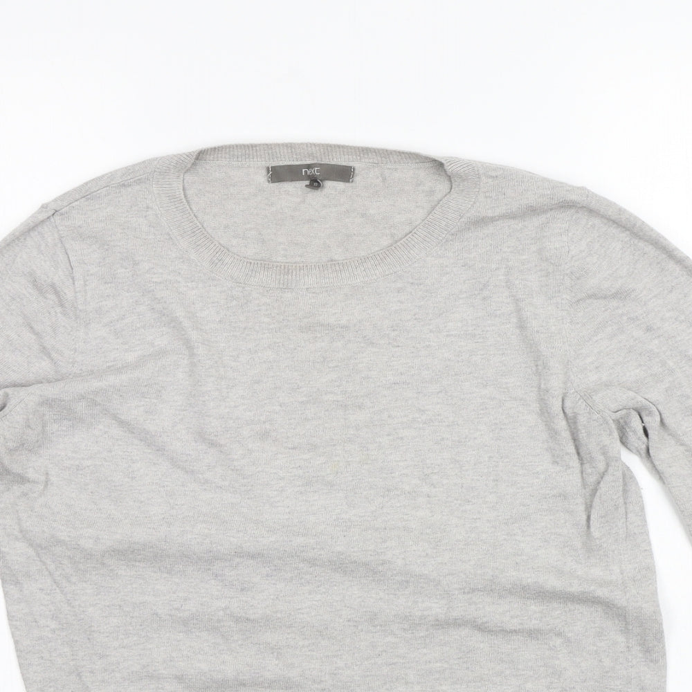 Womens UK Size 12 NEXT Grey Pullover Jumper