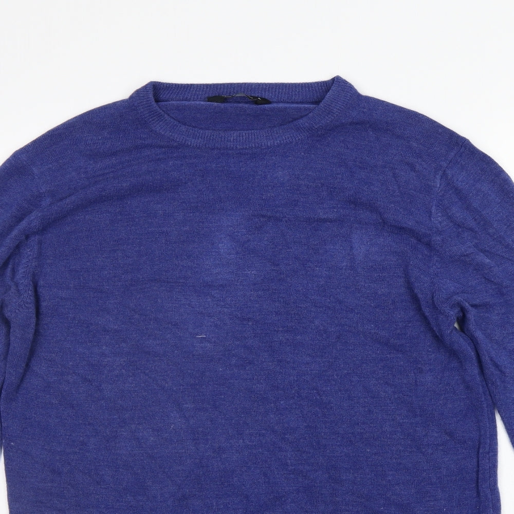 Cedar Wood State Mens Blue   Pullover Jumper Size L