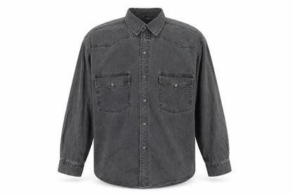 Mens UK Size M RL sportswear Grey  Button-Up Long Sleeve Casual Shirt