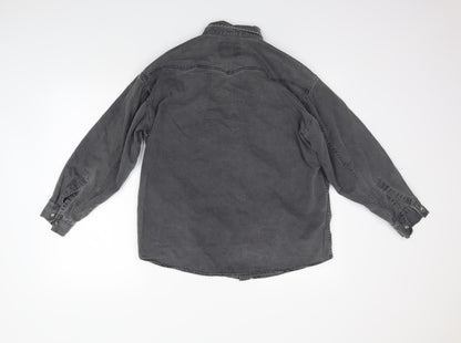 RL sportswear Mens Grey    Button-Up Size M