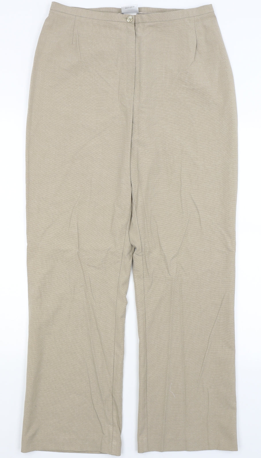 Womens UK Size 16 NEXT Regular Fit  Beige Trousers