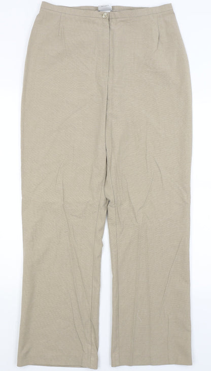 Womens UK Size 16 NEXT Regular Fit  Beige Trousers