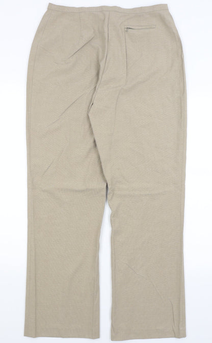 Womens UK Size 16 NEXT Regular Fit  Beige Trousers
