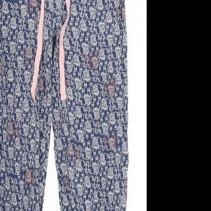 Womens UK Size S Cynthia Rowley Regular Fit Jegging Blue Trousers
