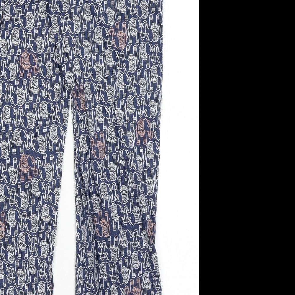 Womens UK Size S Cynthia Rowley Regular Fit Jegging Blue Trousers