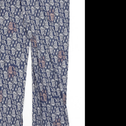 Womens UK Size S Cynthia Rowley Regular Fit Jegging Blue Trousers