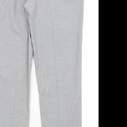 Camaieu Womens Grey   Dress Pants Trousers Size 16 L28 in