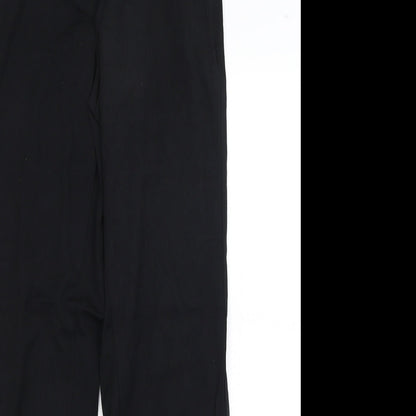 M&S Womens Black   Dress Pants Trousers Size 10 L30 in