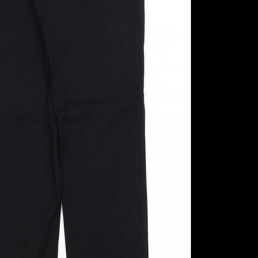 M&S Womens Black   Dress Pants Trousers Size 10 L30 in