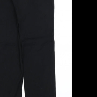 M&S Womens Black   Dress Pants Trousers Size 10 L30 in