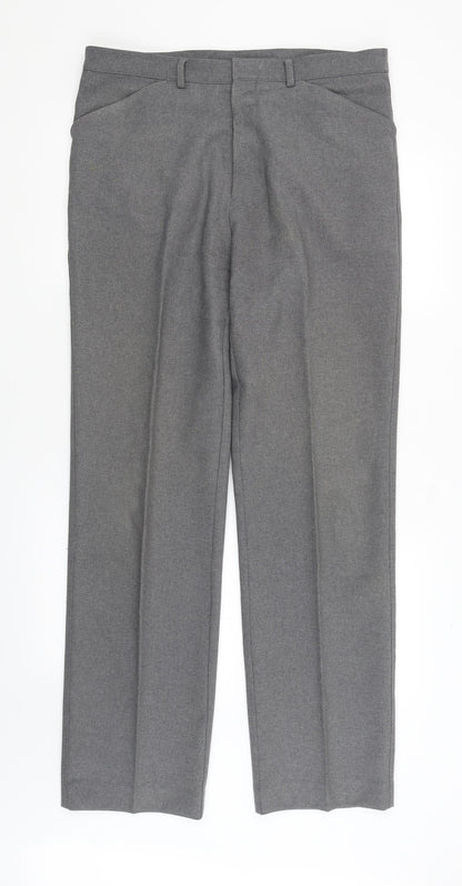 Preworn Mens Grey   Dress Pants Trousers Size 34 in L32 in