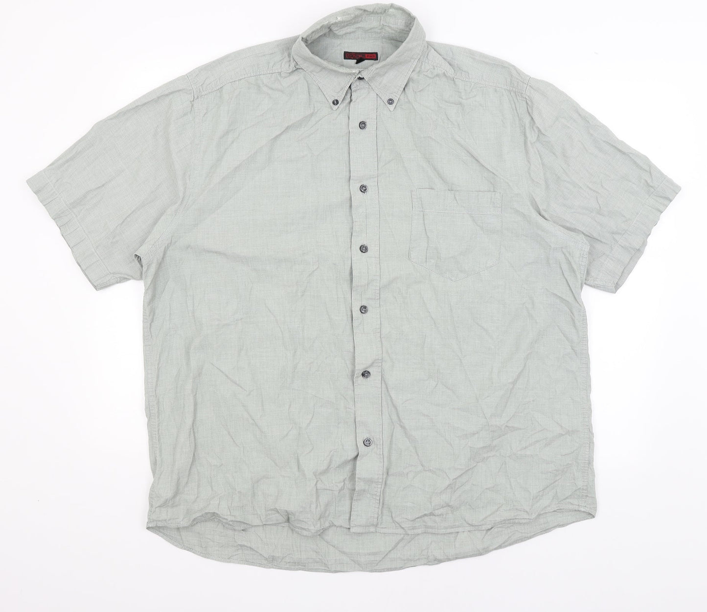 George Mens Green    Button-Up Size L