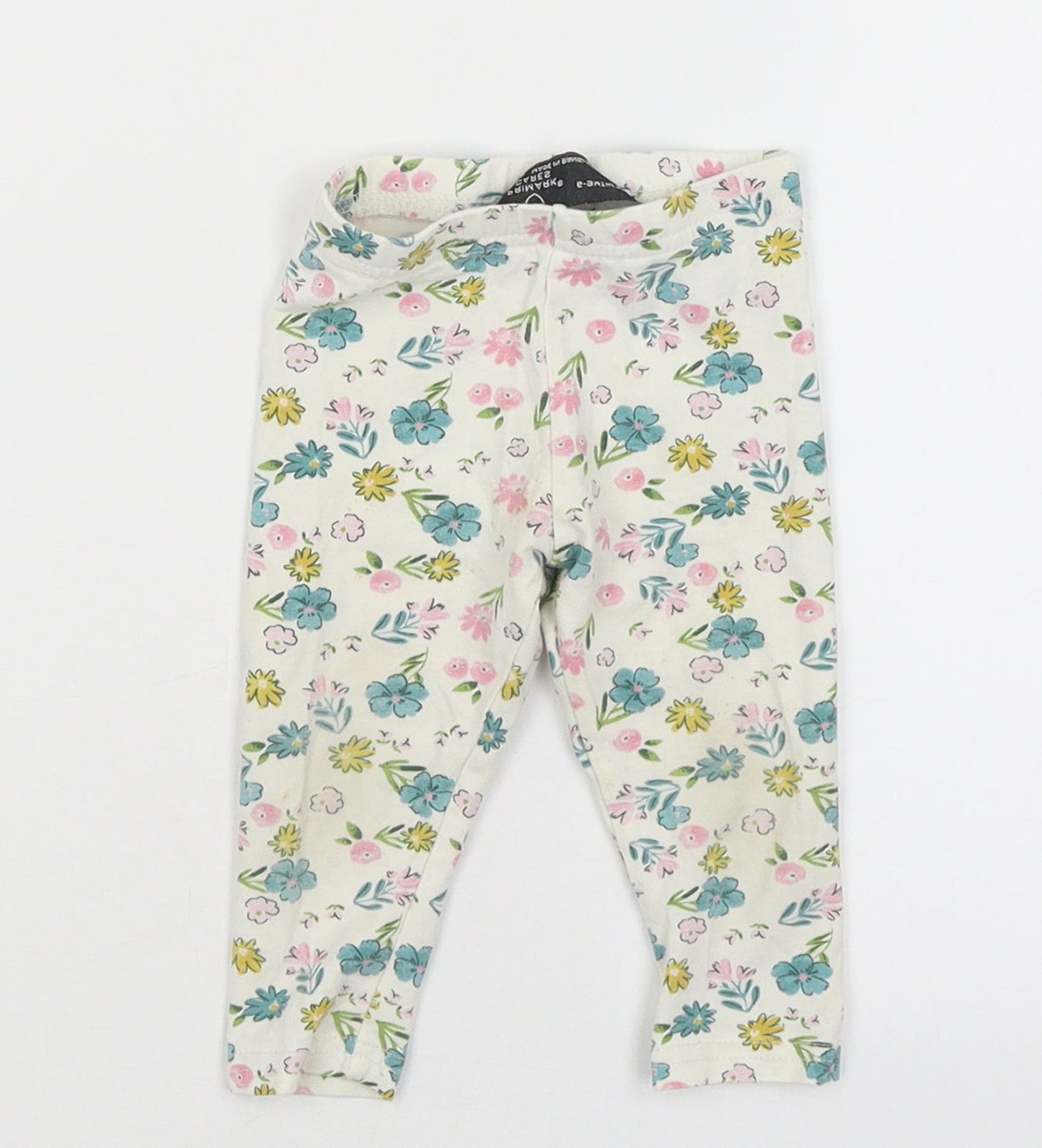 Primark Baby White Flecked  Sweatpants Trousers Size 6-9 Months