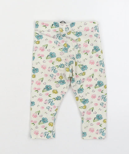 Primark Baby White Flecked  Sweatpants Trousers Size 6-9 Months