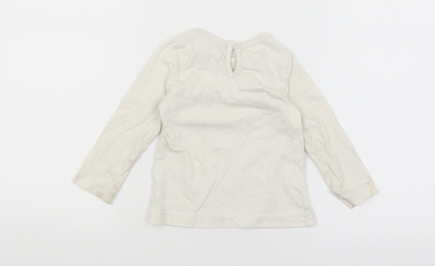 George Baby White   Basic T-Shirt Size 9-12 Months