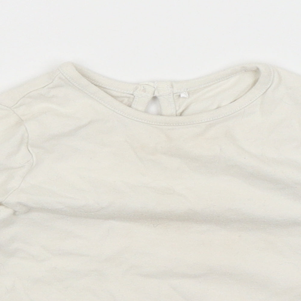 George Baby White   Basic T-Shirt Size 9-12 Months