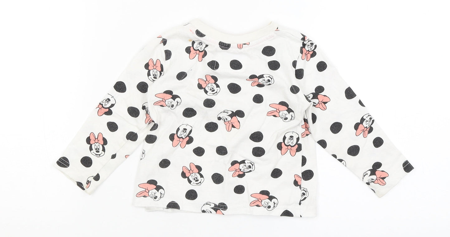 Primark Baby White   Basic T-Shirt Size 9-12 Months