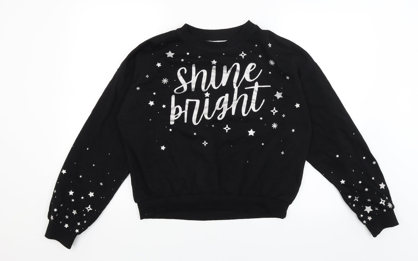 Womens UK Size 12 H&M Black Pullover Jumper