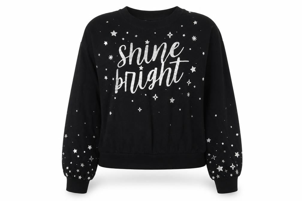 Womens UK Size 12 H&M Black Pullover Jumper