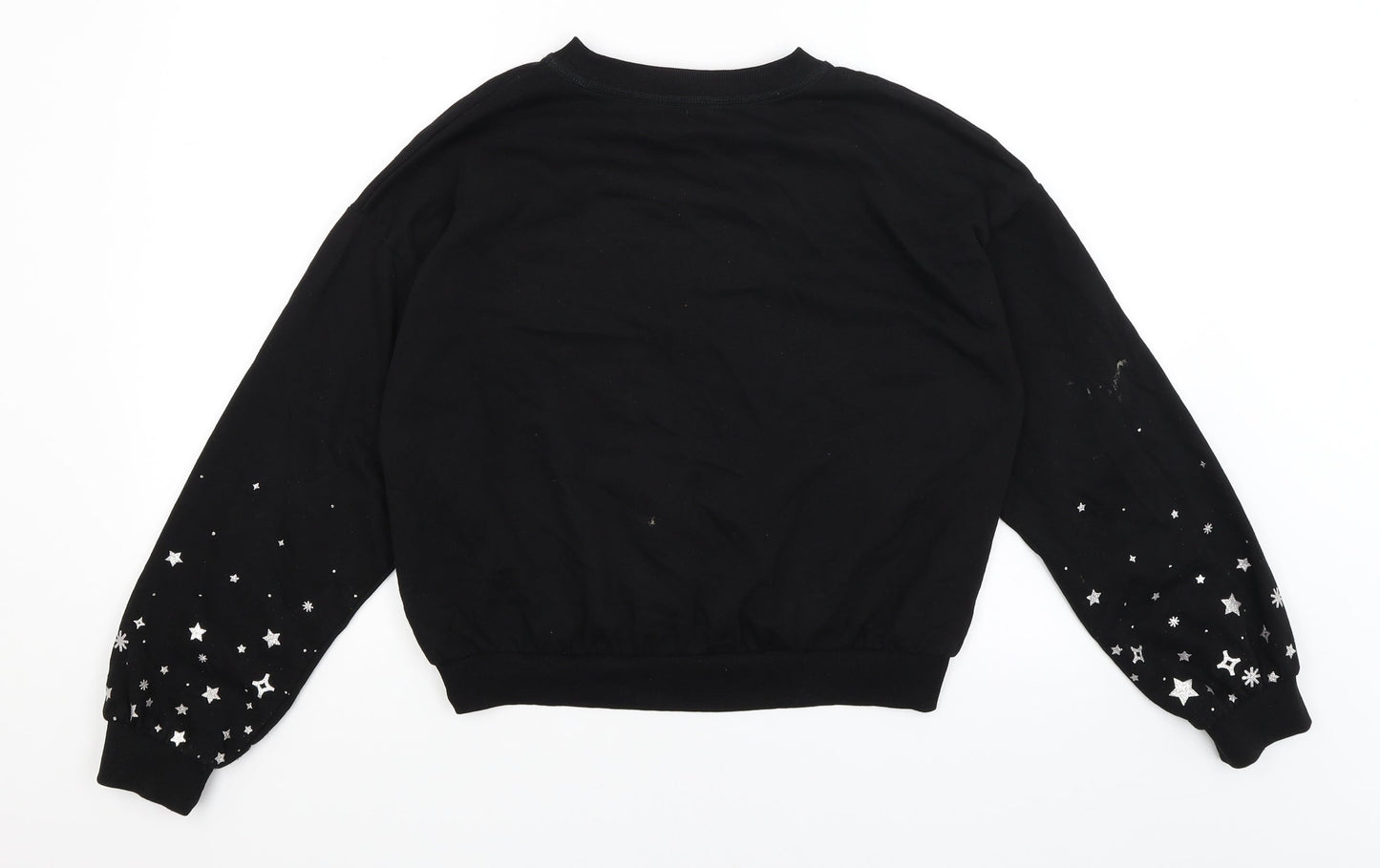 Womens UK Size 12 H&M Black Pullover Jumper