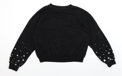 Womens UK Size 12 H&M Black Pullover Jumper