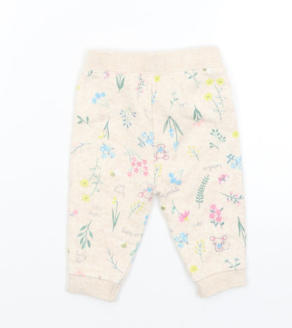 George Baby Beige   Sweatpants Trousers Size 3-6 Months