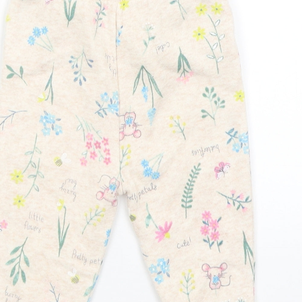 George Baby Beige   Sweatpants Trousers Size 3-6 Months