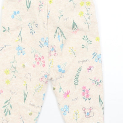 George Baby Beige   Sweatpants Trousers Size 3-6 Months