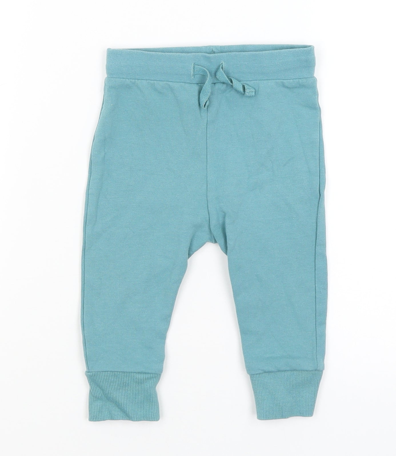 M&S Baby Blue   Jogger Trousers Size 6-9 Months