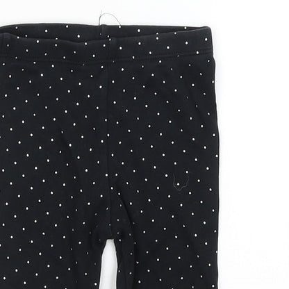 Preworn Baby Black   Capri Trousers Size 6-9 Months