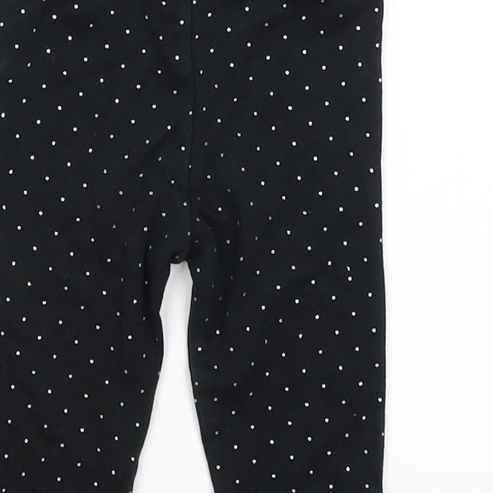 Preworn Baby Black   Capri Trousers Size 6-9 Months