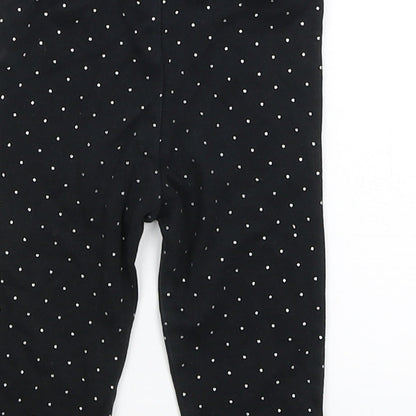 Preworn Baby Black   Capri Trousers Size 6-9 Months