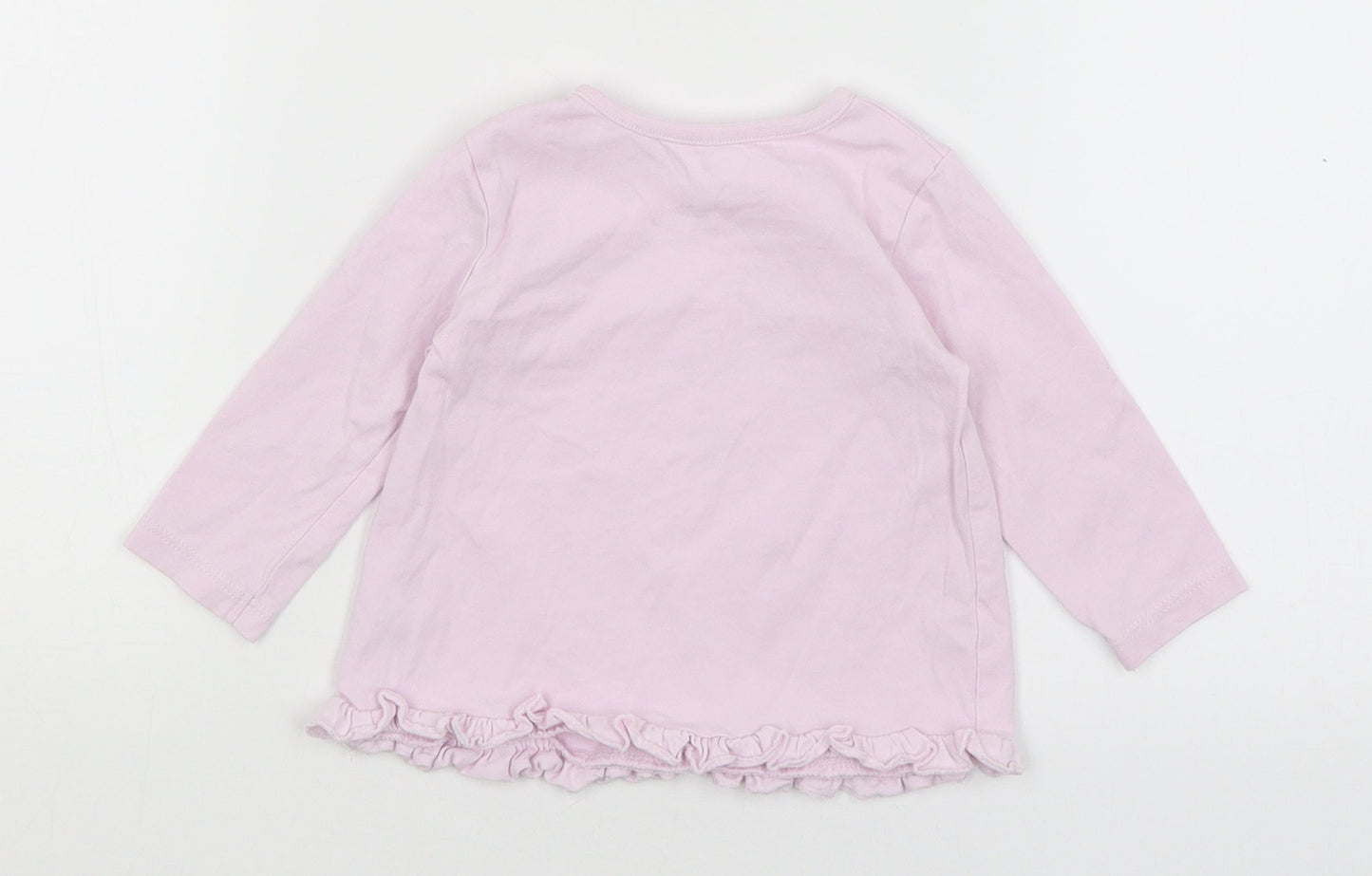 George Baby Purple   Basic T-Shirt Size 3-6 Months  - Auntie's Fave
