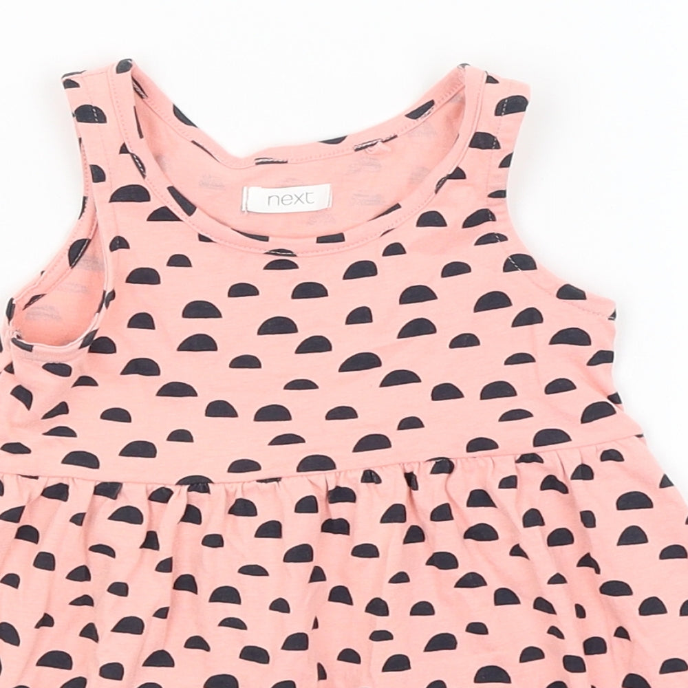 NEXT Baby Pink Spotted  Fit & Flare  Size 3-6 Months