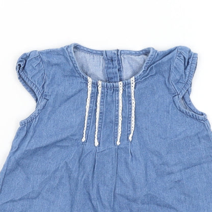 George Baby Blue   A-Line  Size 3-6 Months