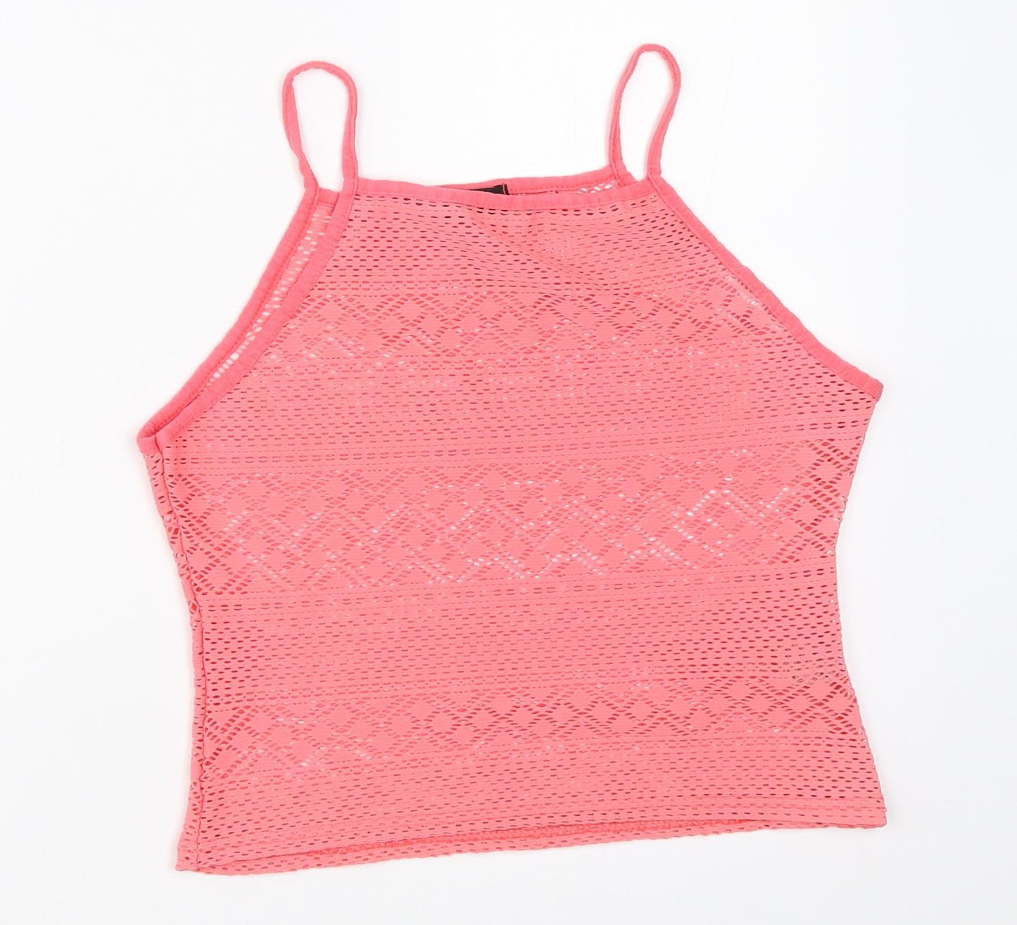 Womens UK Size M Stylewise Pink Camisole Tank