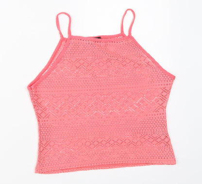 Womens UK Size M Stylewise Pink Camisole Tank