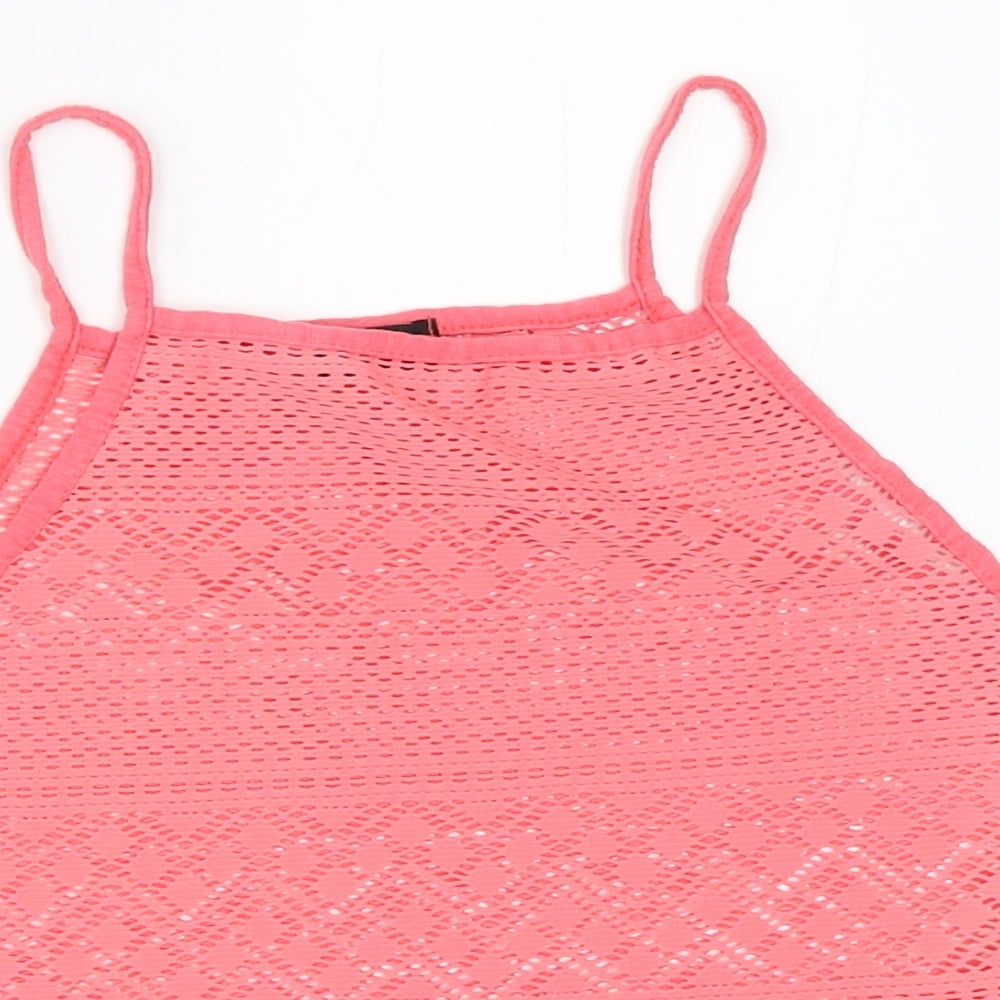 Womens UK Size M Stylewise Pink Camisole Tank