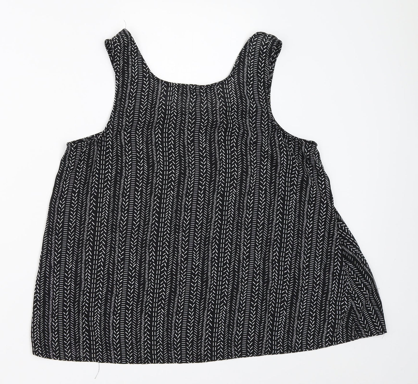 Womens UK Size 10 Atmosphere Black Basic Blouse