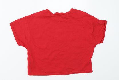 New Look Girls Red   Cropped T-Shirt Size 10-11 Years
