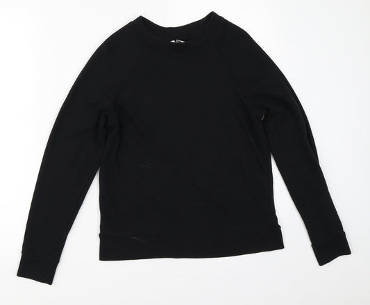 H&M Womens Black   Pullover Hoodie Size S