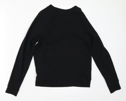 H&M Womens Black   Pullover Hoodie Size S