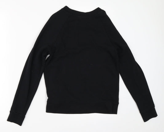 H&M Womens Black   Pullover Hoodie Size S