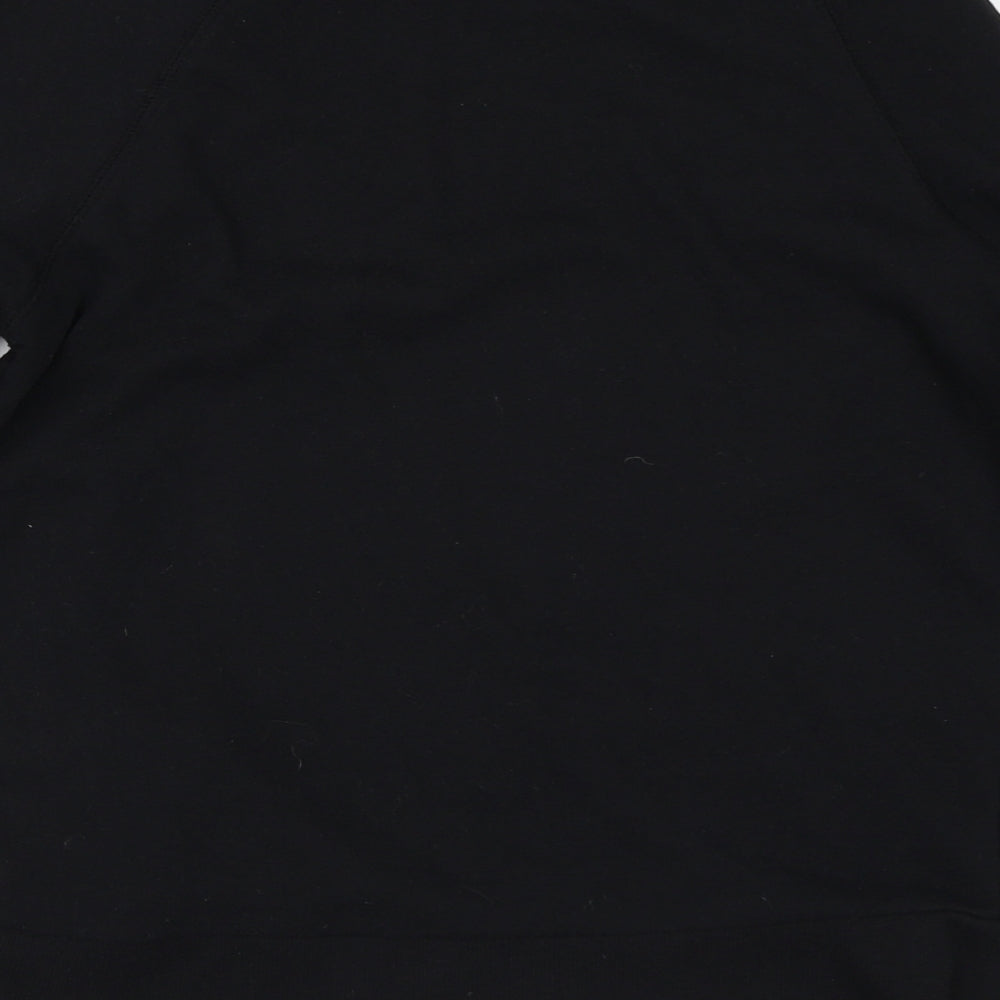 H&M Womens Black   Pullover Hoodie Size S