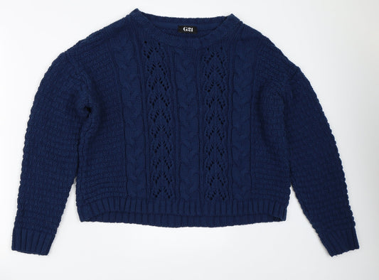 George Womens Blue   Pullover Jumper Size 14