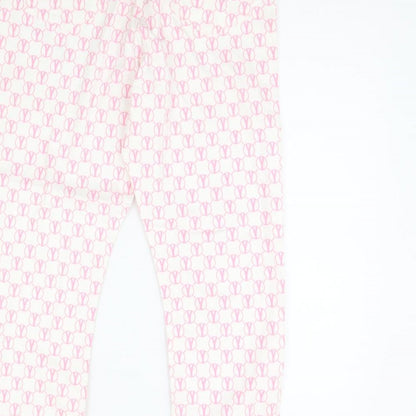 ASOS Womens White Geometric Denim Skinny Jeans Size 34 in L32 in