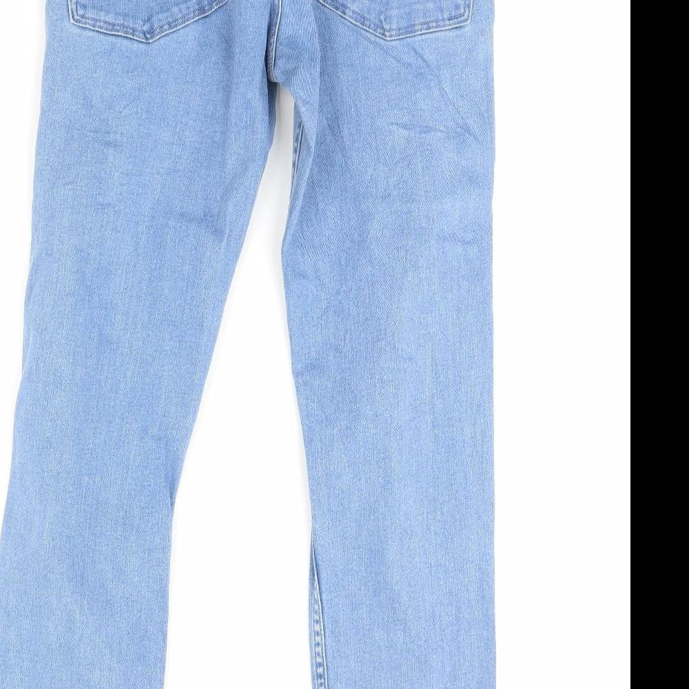 Womens UK Size 32 in Preworn Regular Fit Straight Blue Jeans